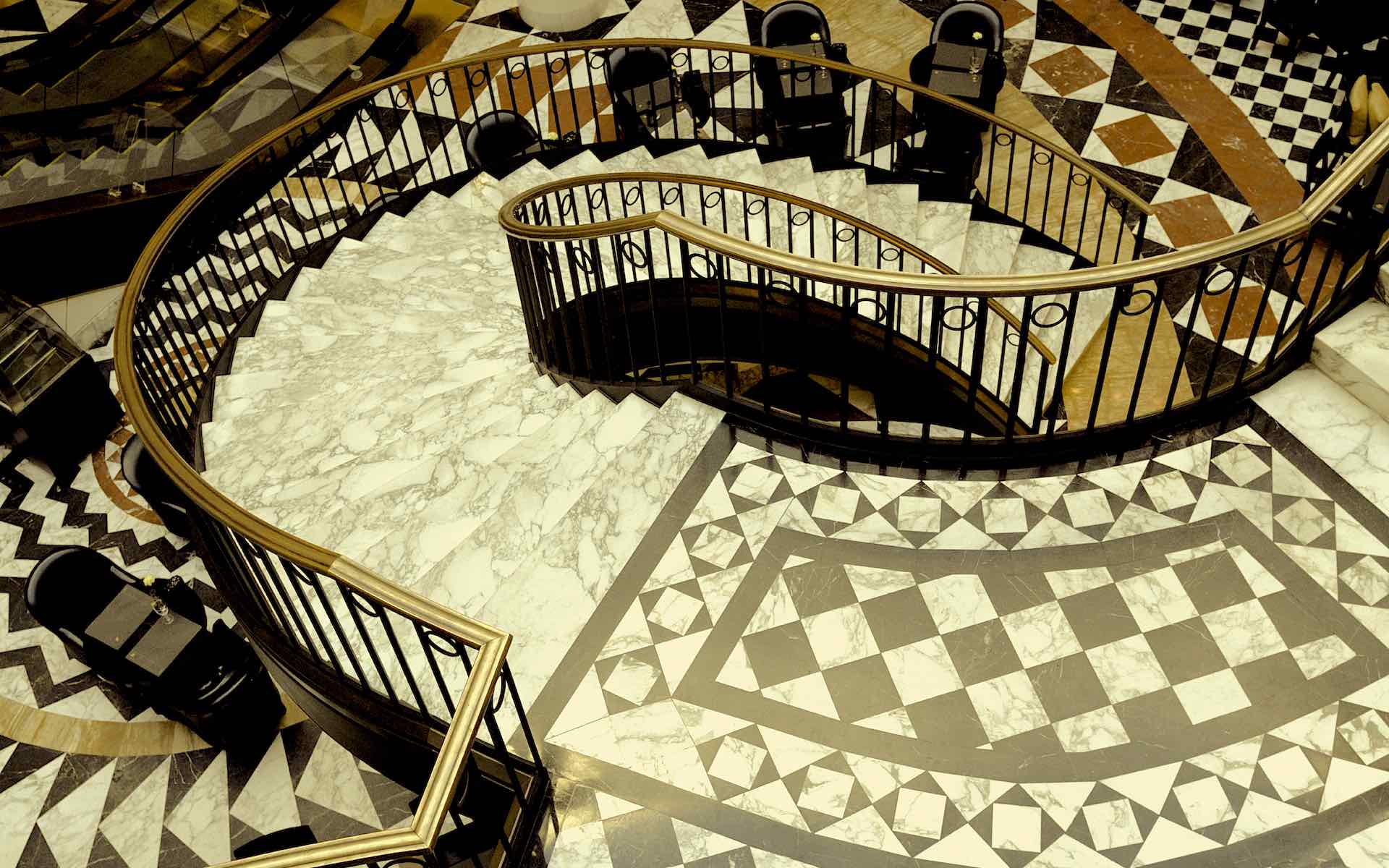 Marble staircase