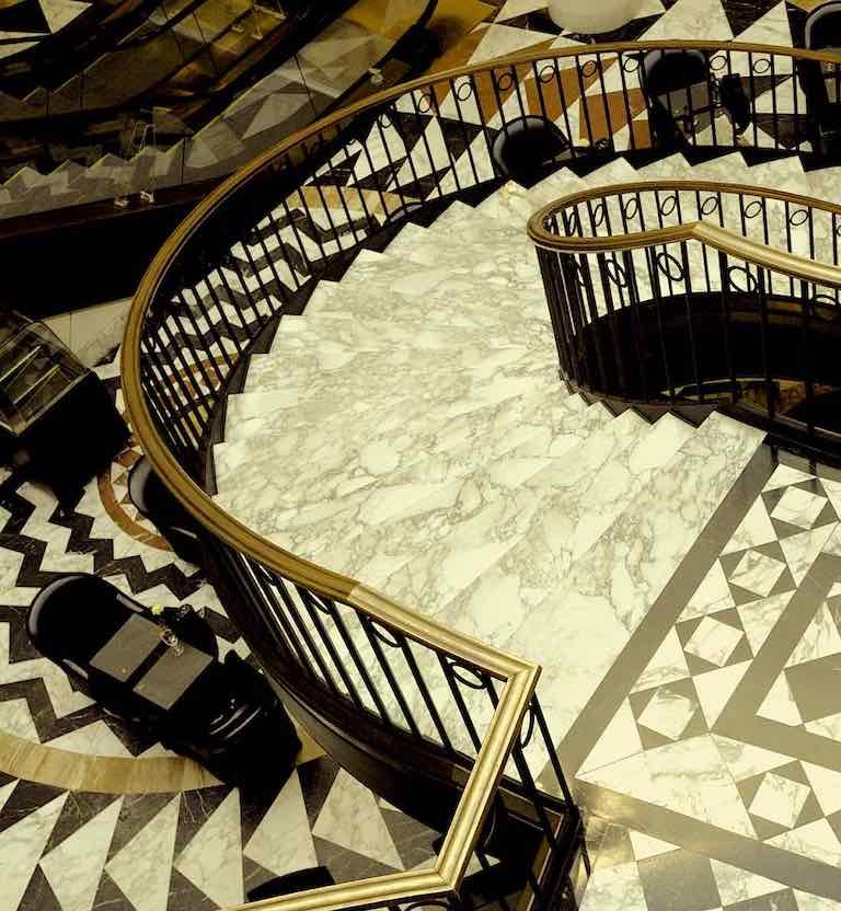 Marble staircase